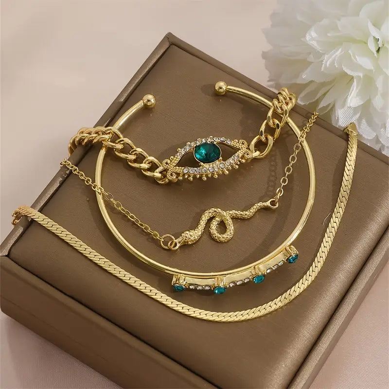 Selena Virelle Bracelet Set | Gold
