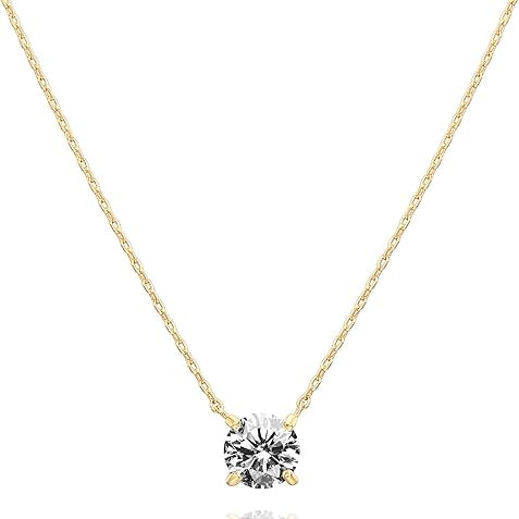 Aurelia Crystal Necklace | Gold