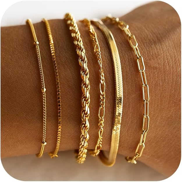 Isabel Varetta bracelet set | Gold