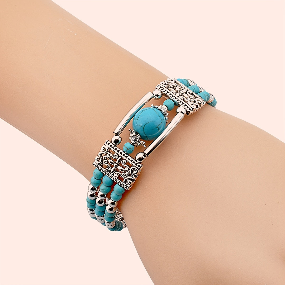 Aria Mesa Bracelet | White Gold