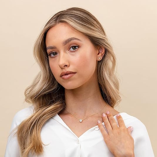 Aurelia Crystal Necklace | Gold