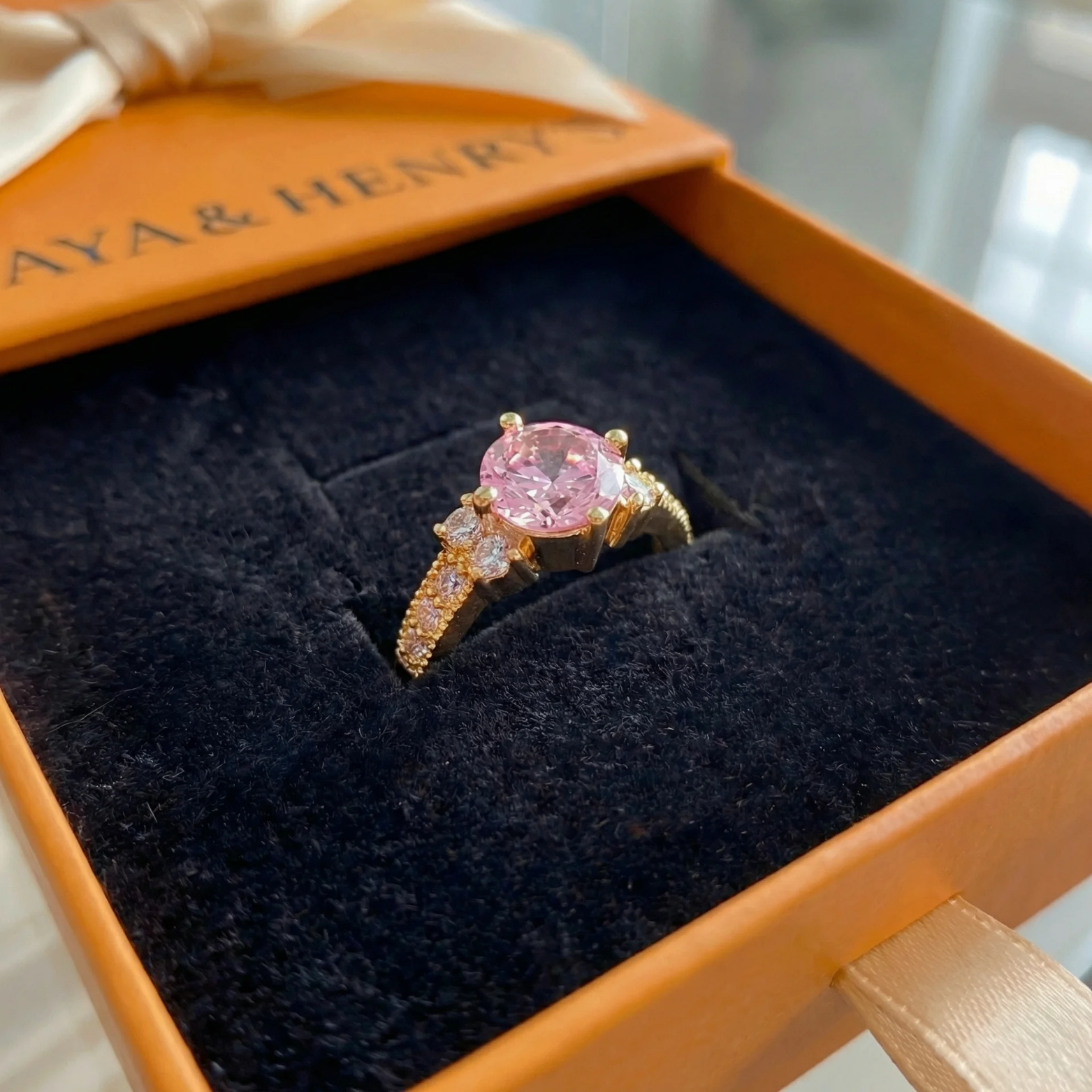 Delia Rosette Ring | Gold