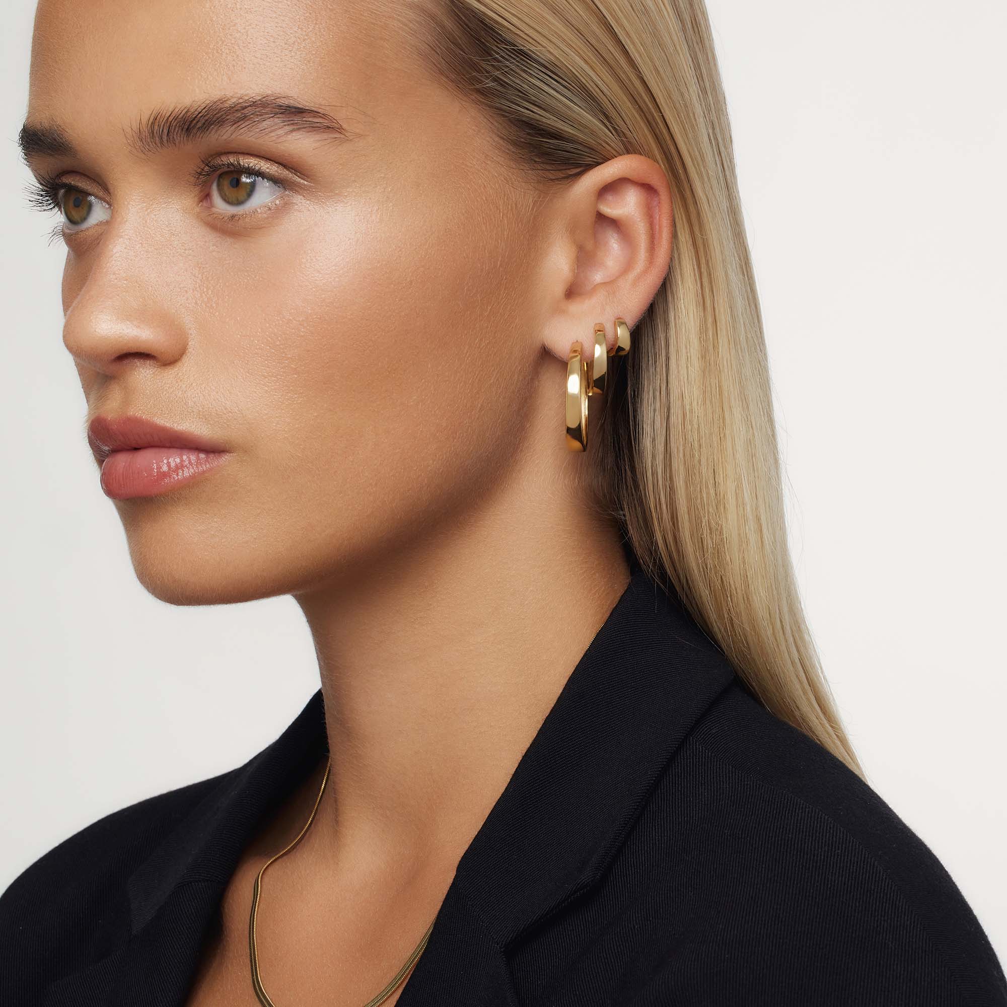 Mia Statement Hoops | Gold