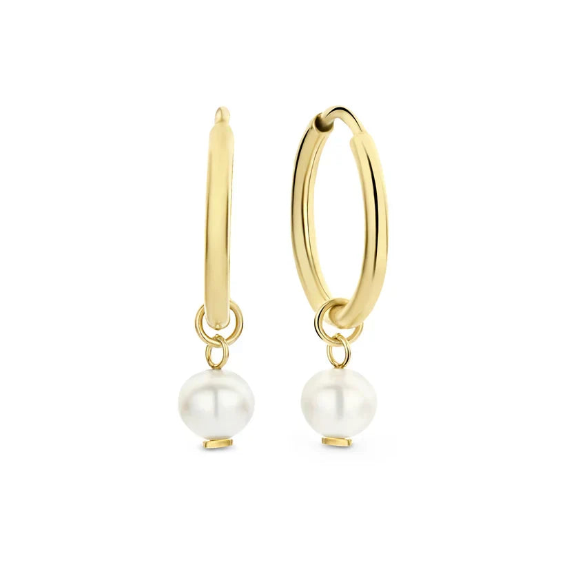 Della Crest Earrings | Gold