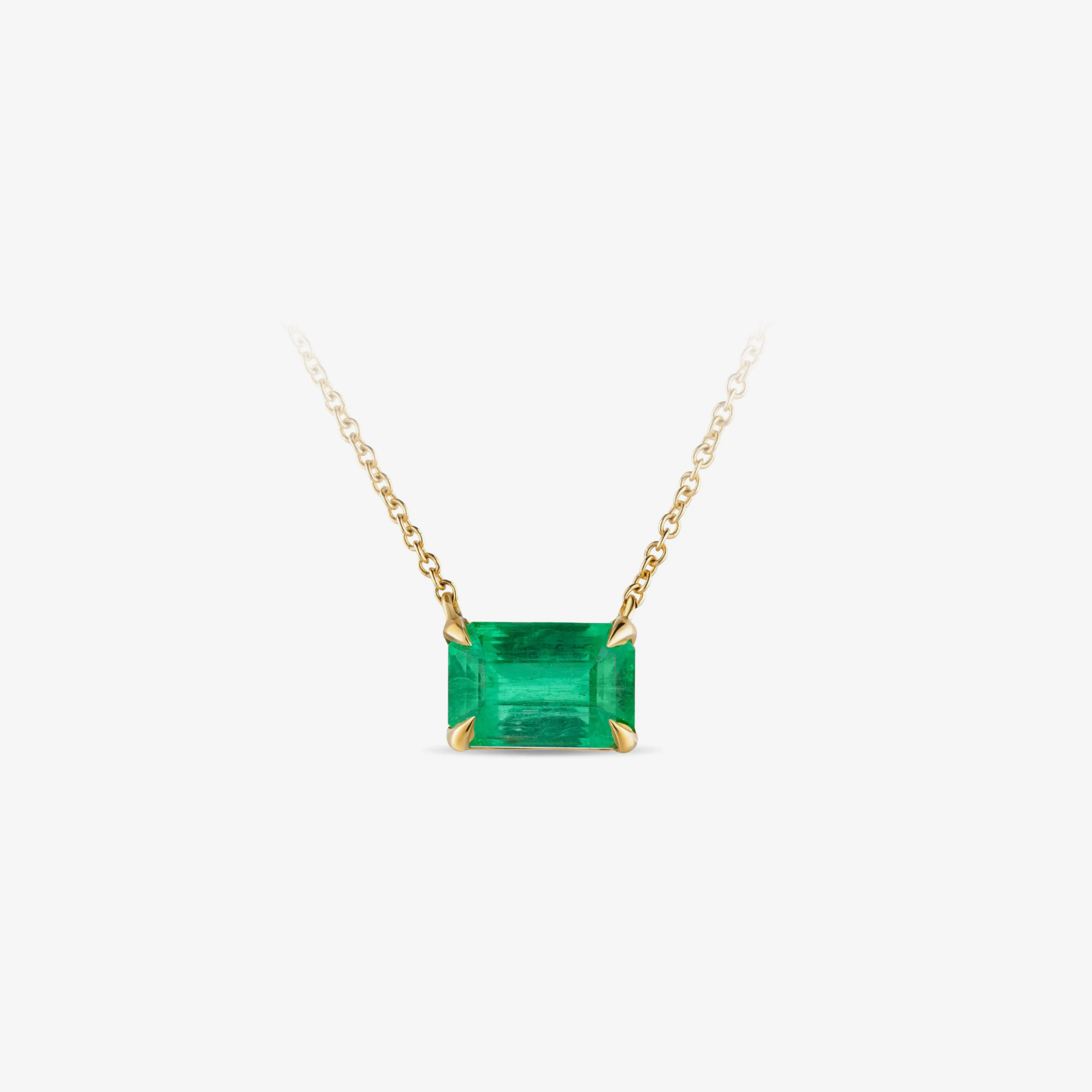 Mvraki Emerald Drape NeckLace