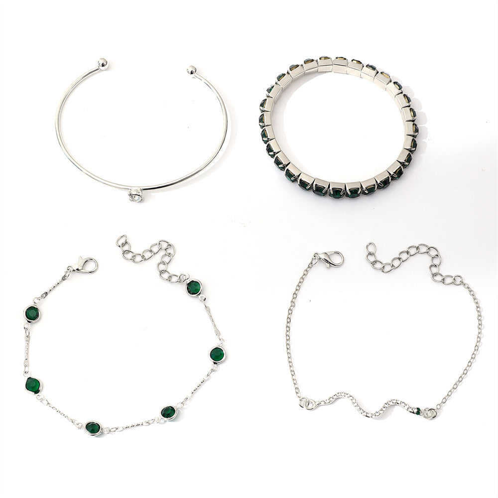 Celina Fairwyn Bracelet Set | White Gold
