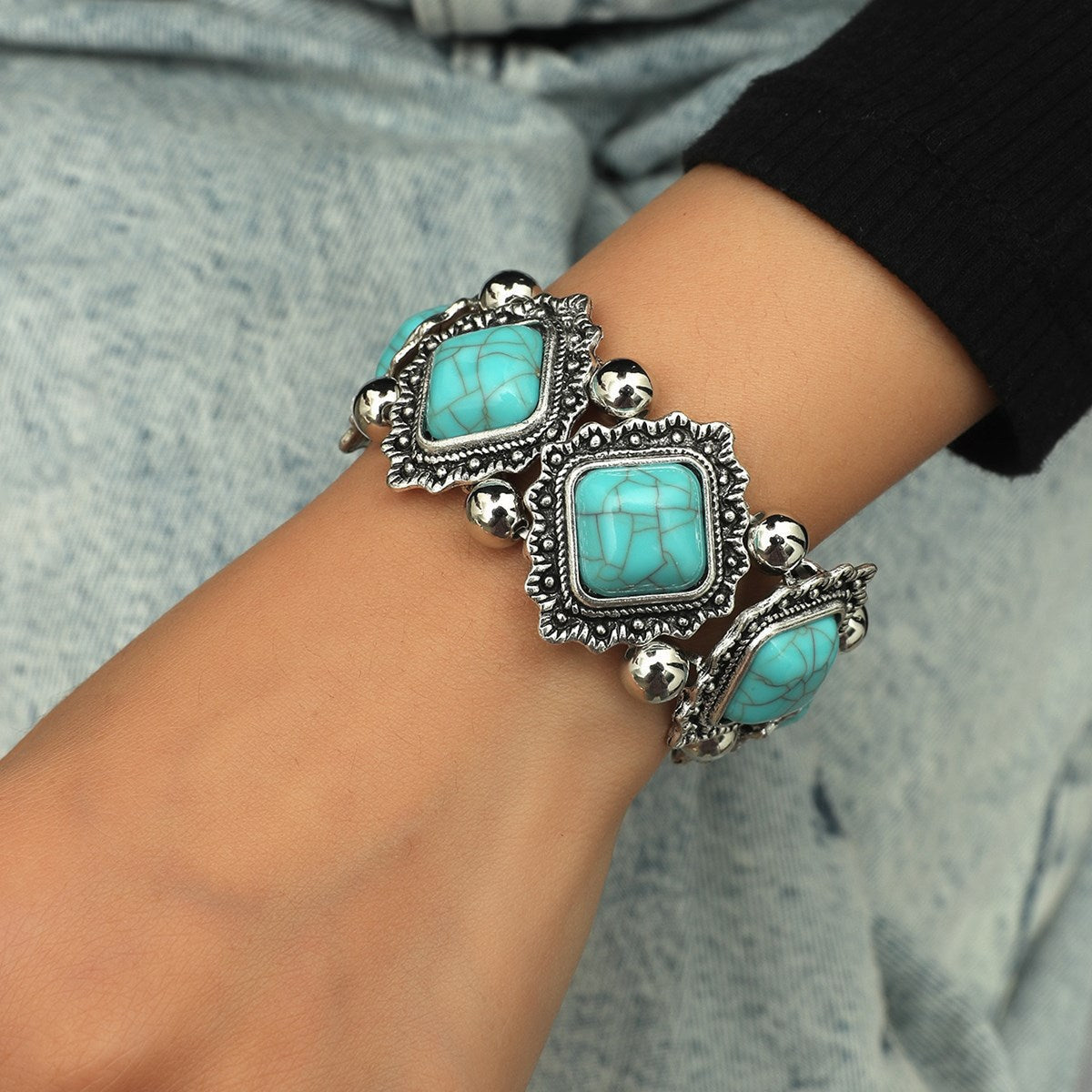 Samara Relic Bracelet | White Gold