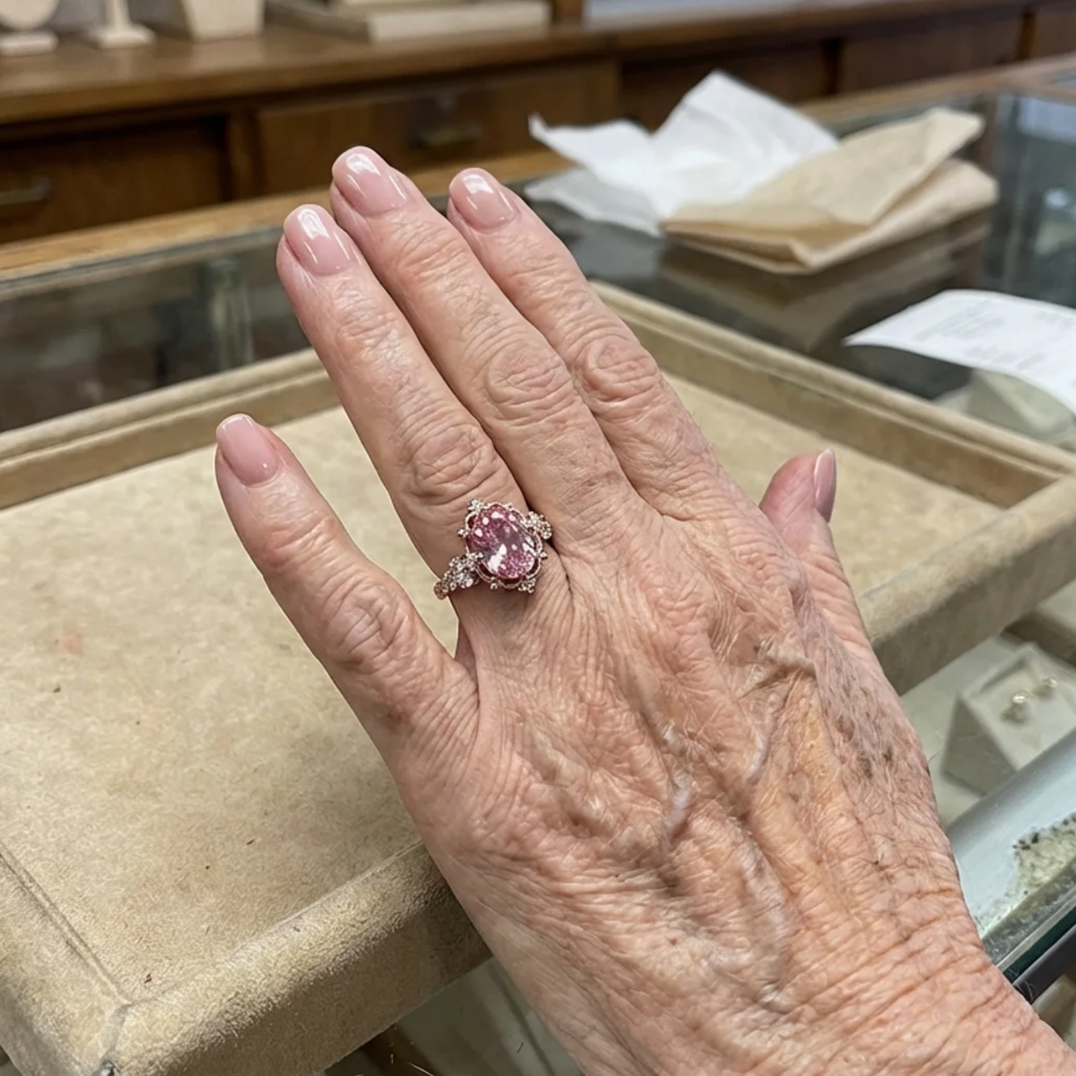 Rosalie Tiara Ring | Rose Gold