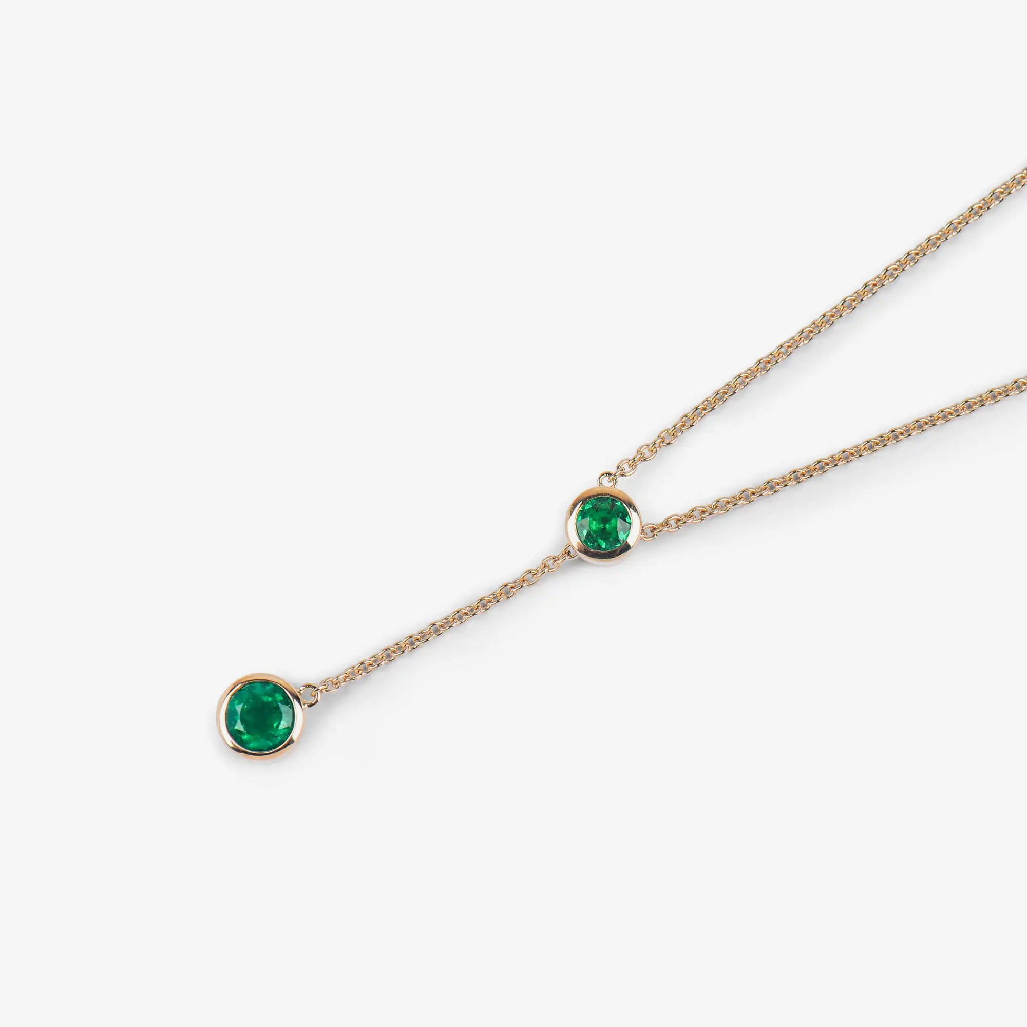 Vivian's Vine Emerald Necklace
