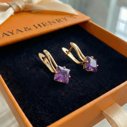 Zafira Crownlight Earrings | Rose Gold