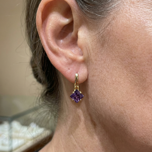 Zafira Crownlight Earrings | Rose Gold