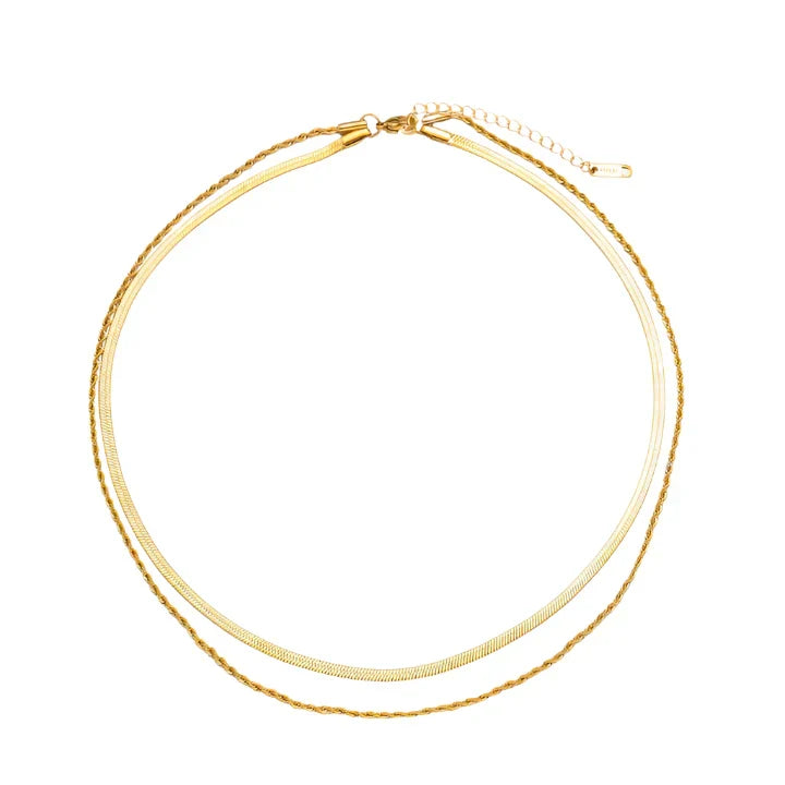 Julia Solenne Necklace | Gold