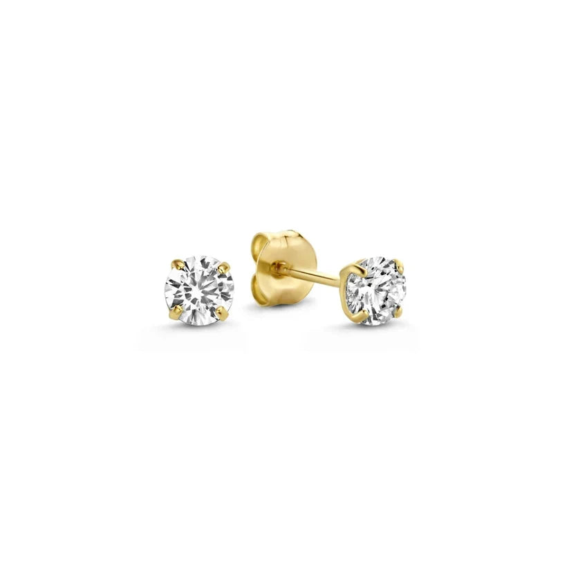 Lara Brielle Stone Earrings Set | Gold