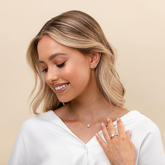 Aurelia Crystal Necklace | Gold