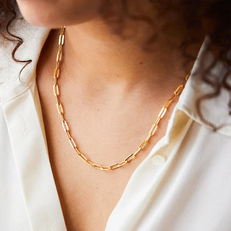 Arden Elegant Chain Necklace | Gold