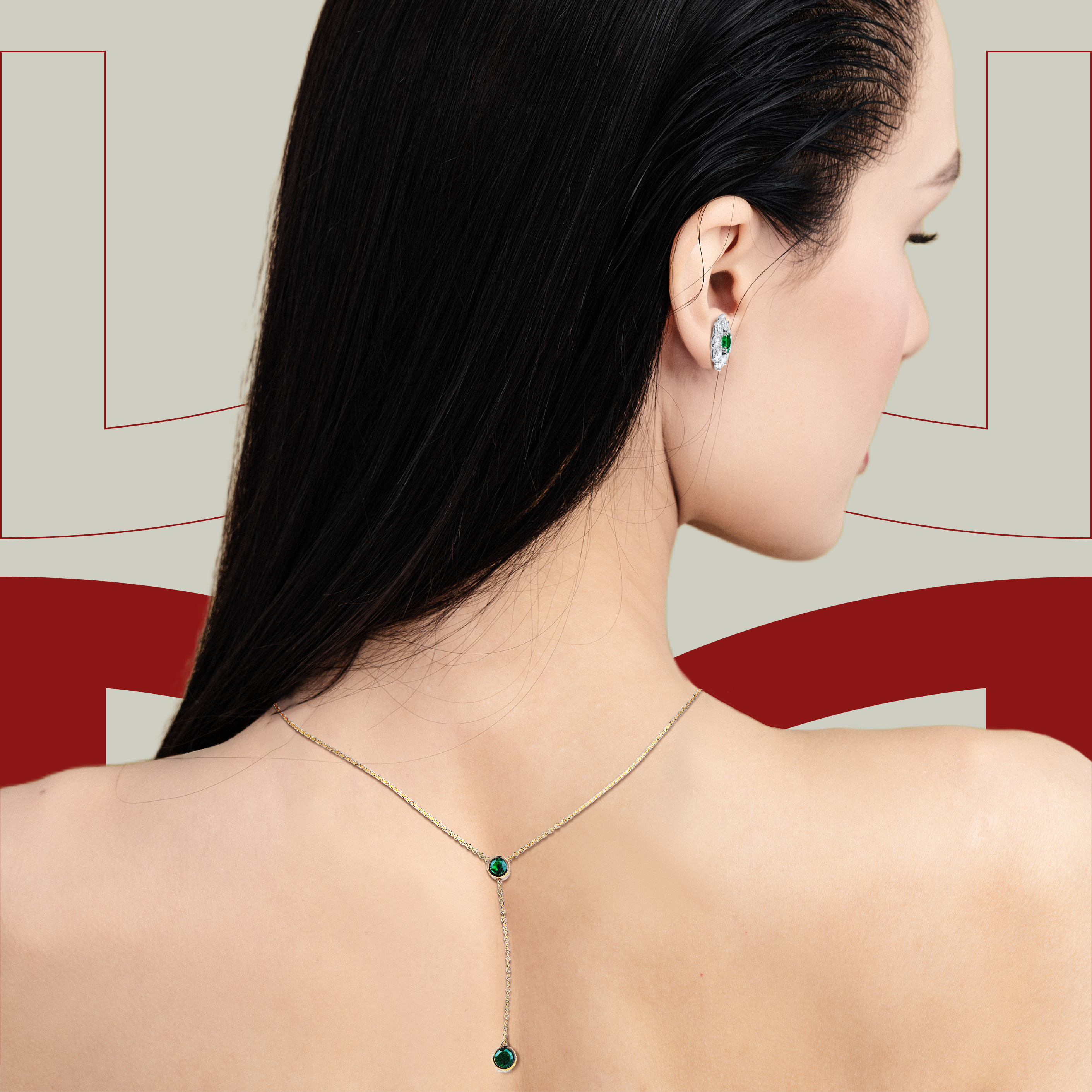 Vivian's Vine Emerald Necklace