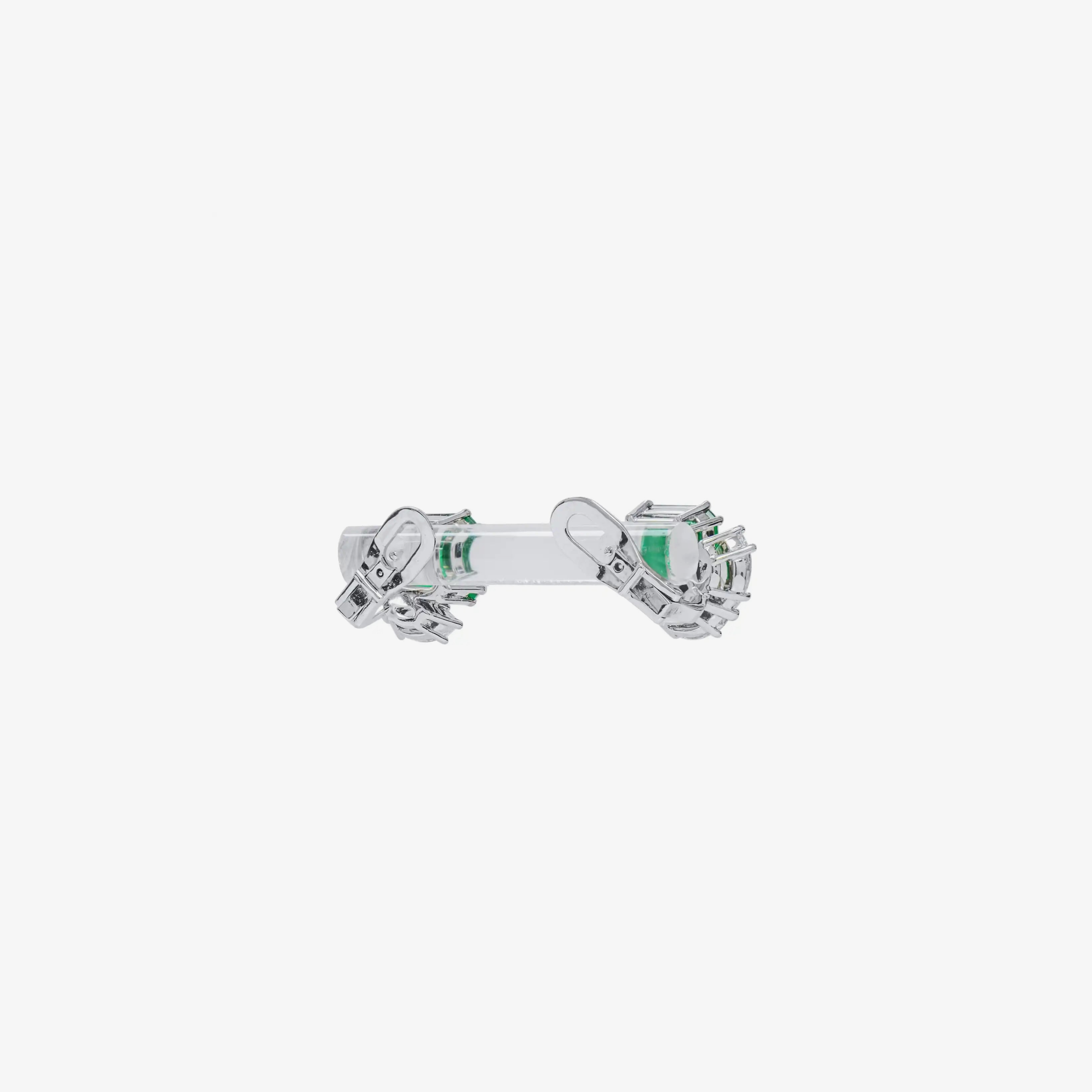 Emerald Brilliance Diamond Earrings