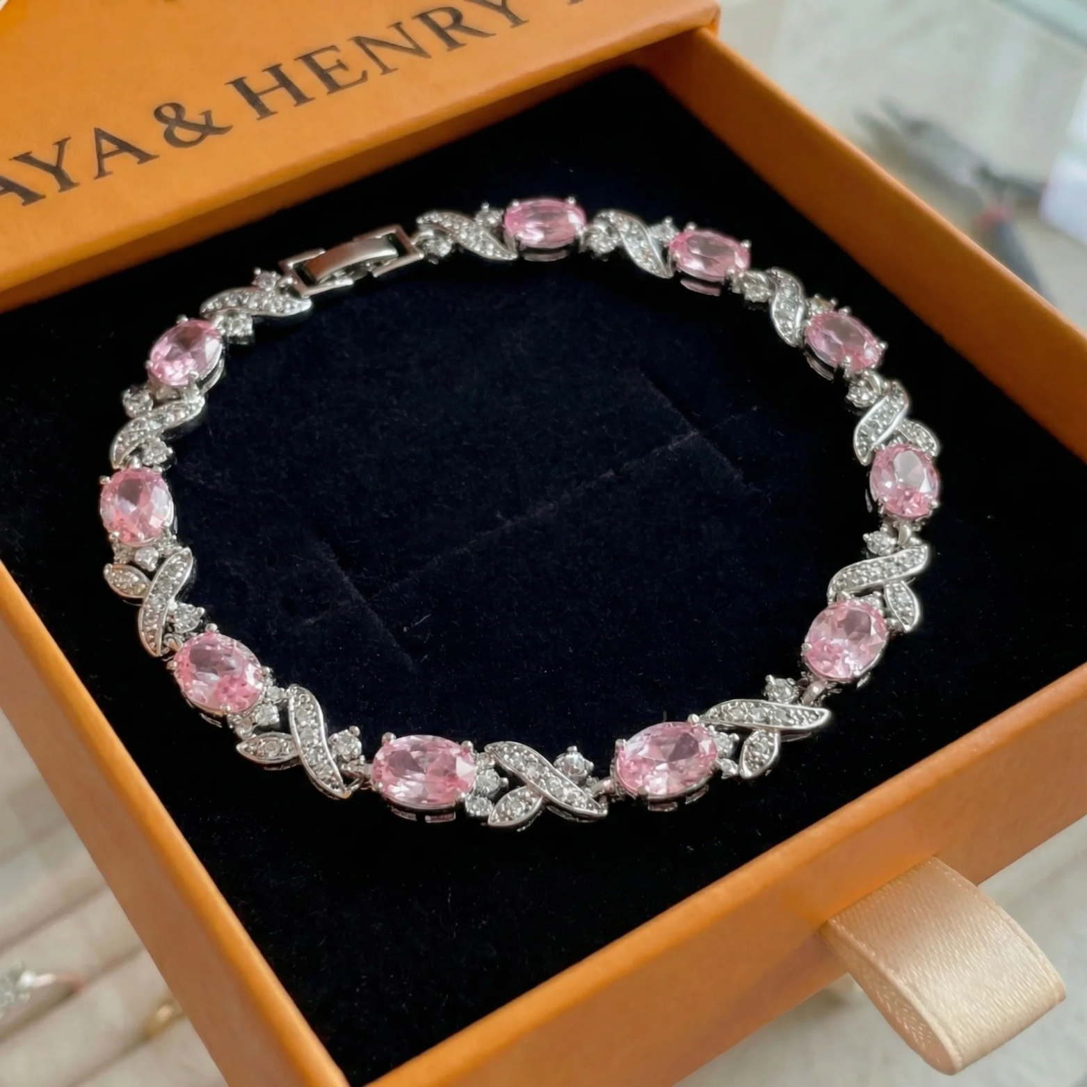 Gia Rosaline Bracelet | White Gold