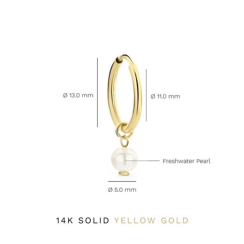 Della Crest Earrings | Gold
