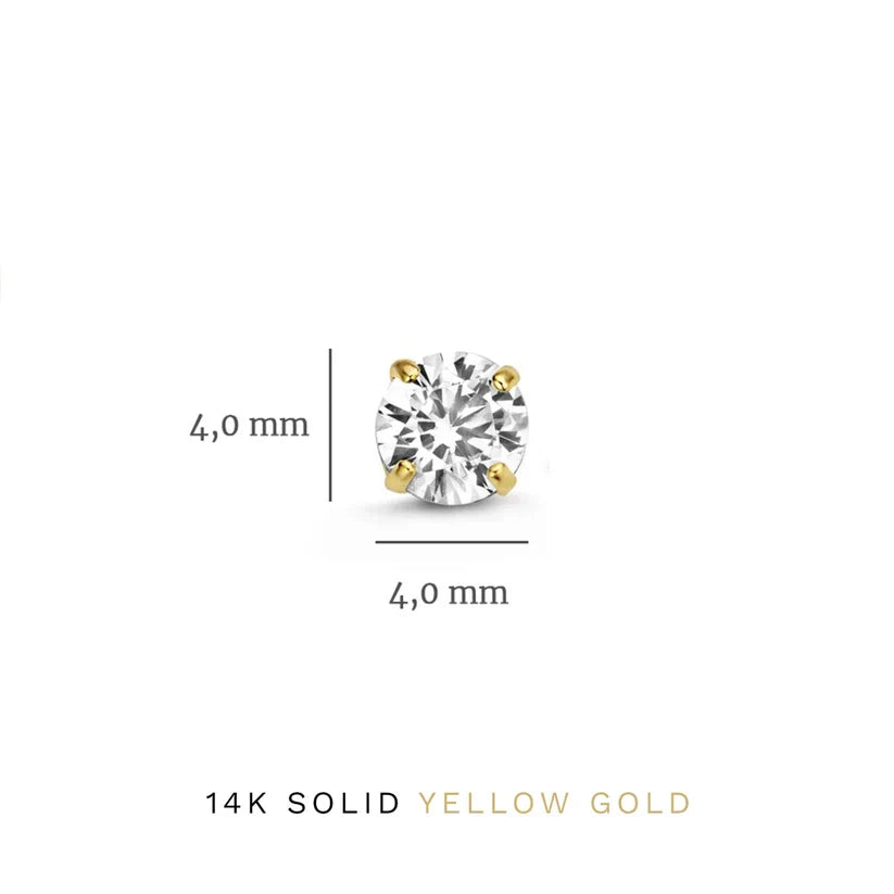 Lara Brielle Stone Earrings Set | Gold