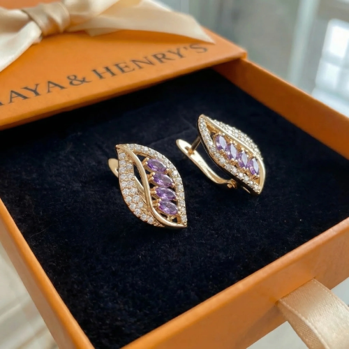 Elora Lilavere Earrings | Rose Gold
