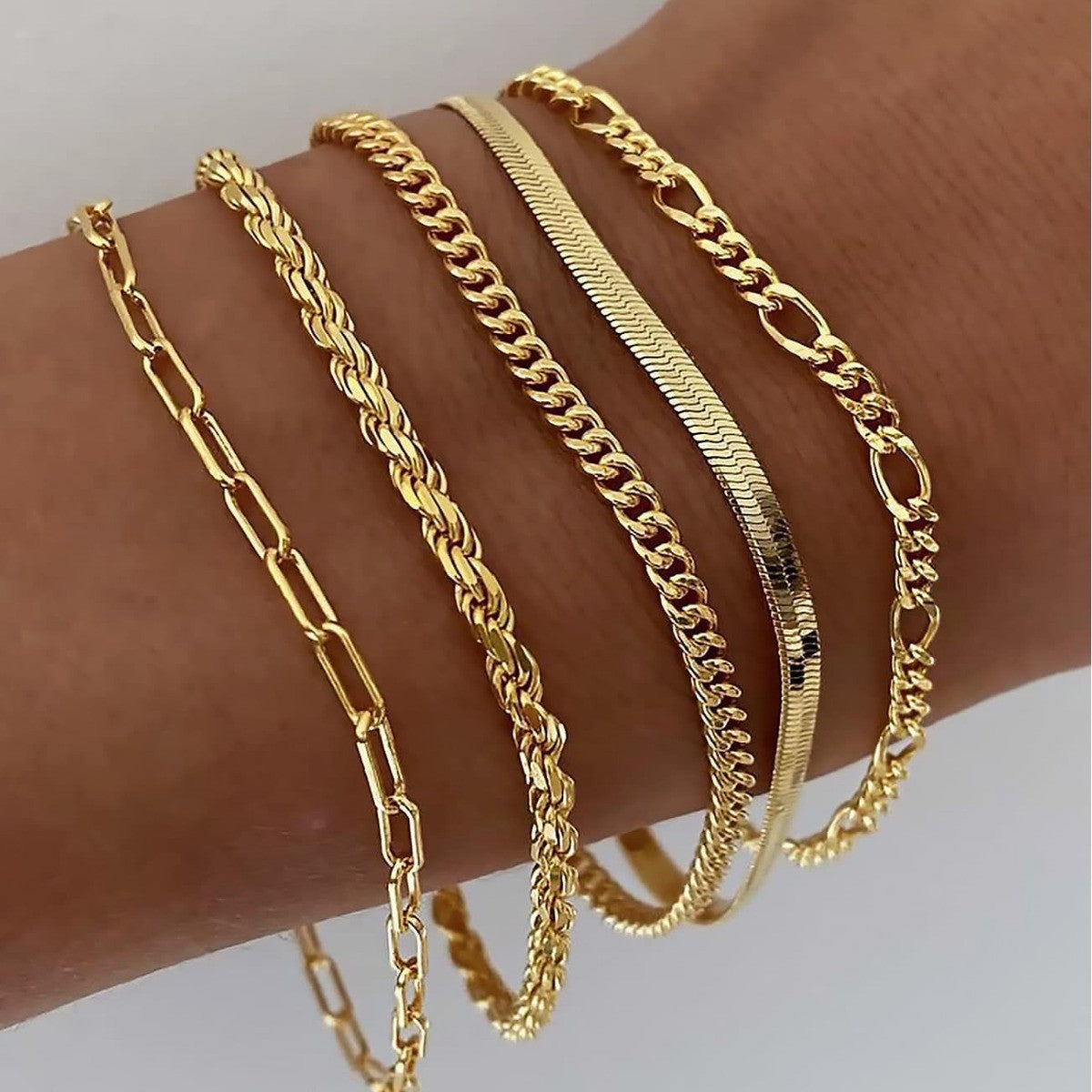Elliot Renner Bracelet Set | Gold