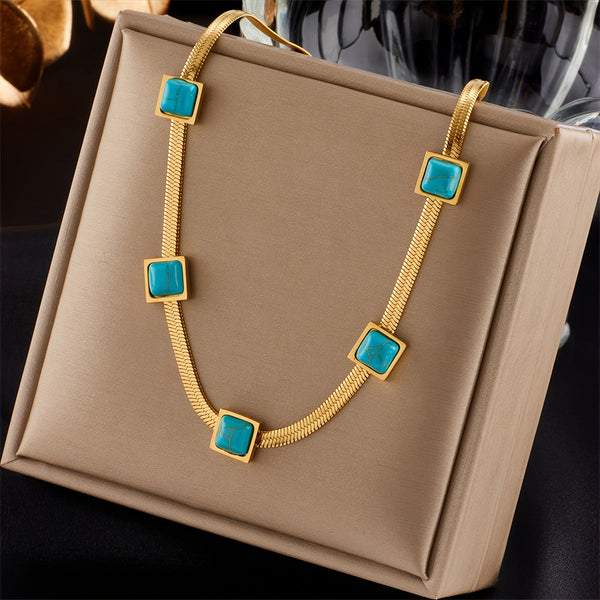 Vivienne Coastline Necklace | Gold
