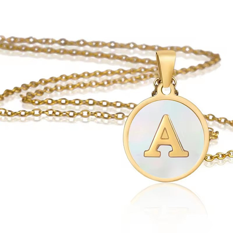Colette Initial Necklace | Gold