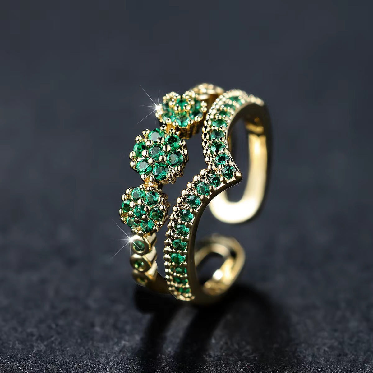 Nerina Valemont Ring | Gold