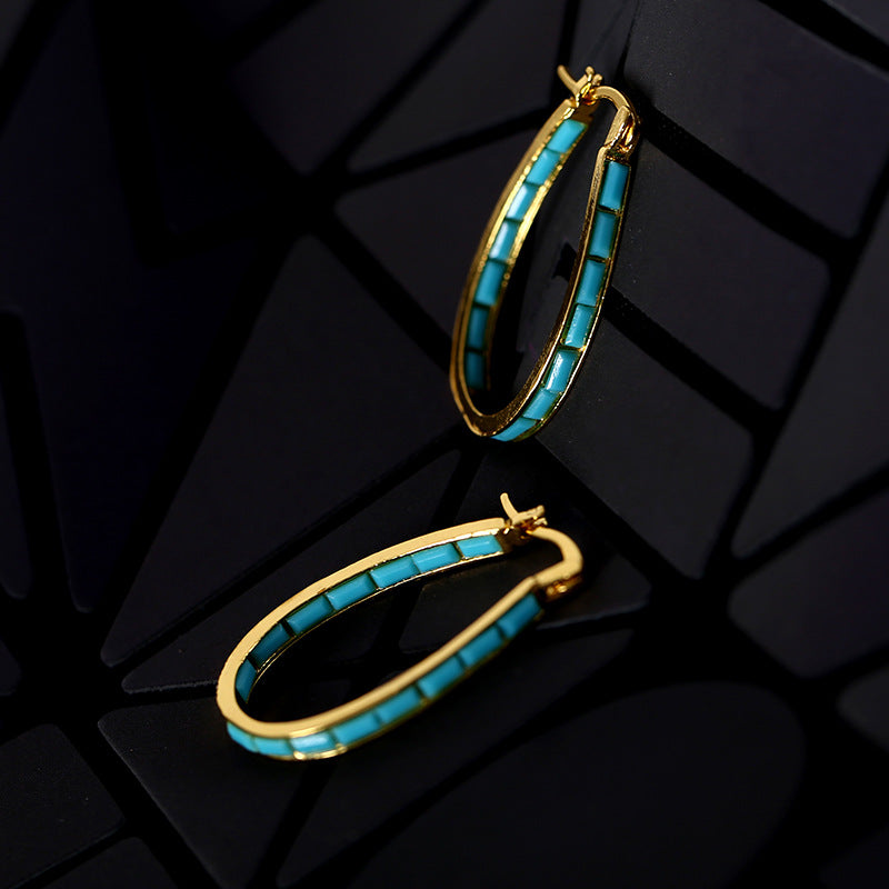 Cassian Edge Hoops | Gold