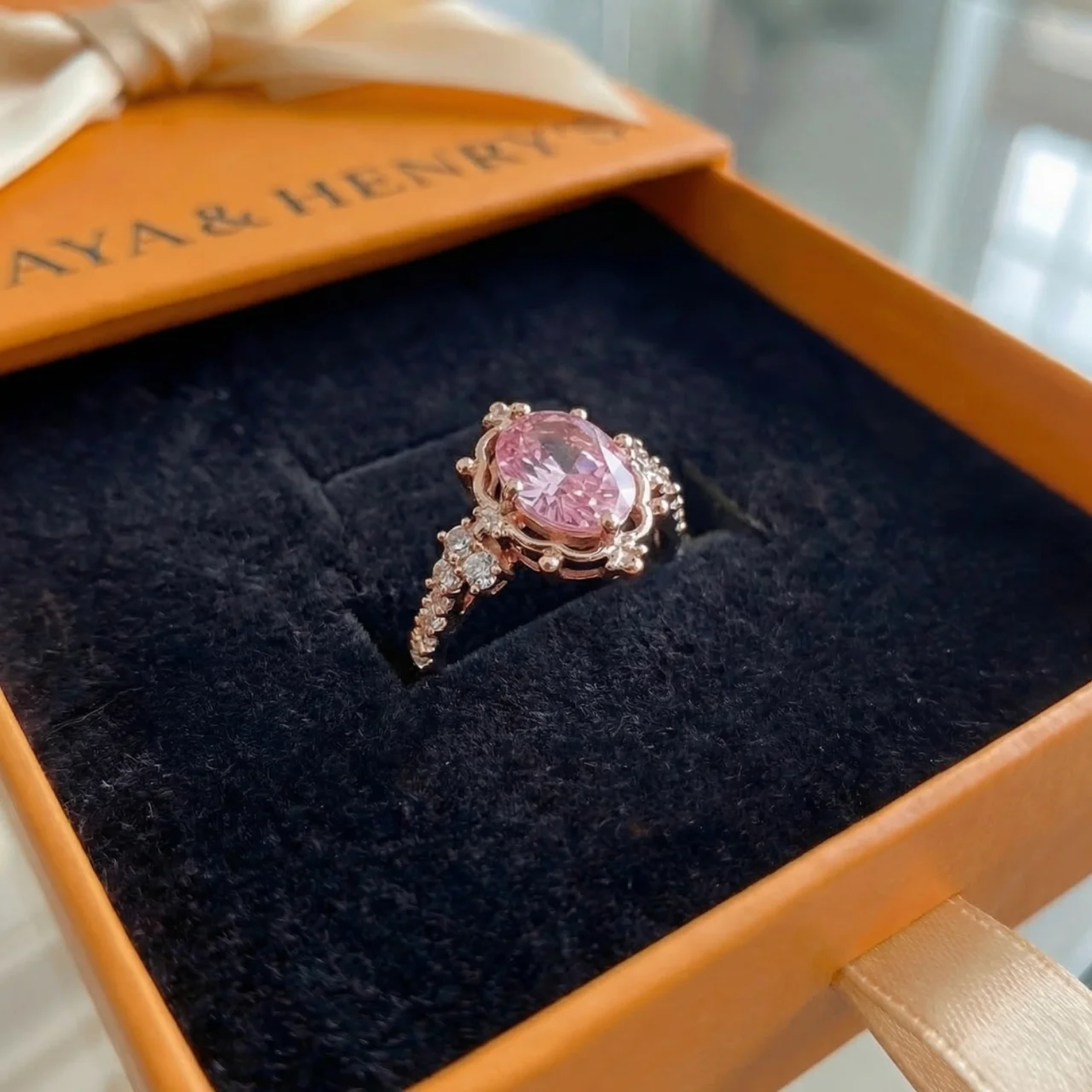 Rosalie Tiara Ring | Rose Gold