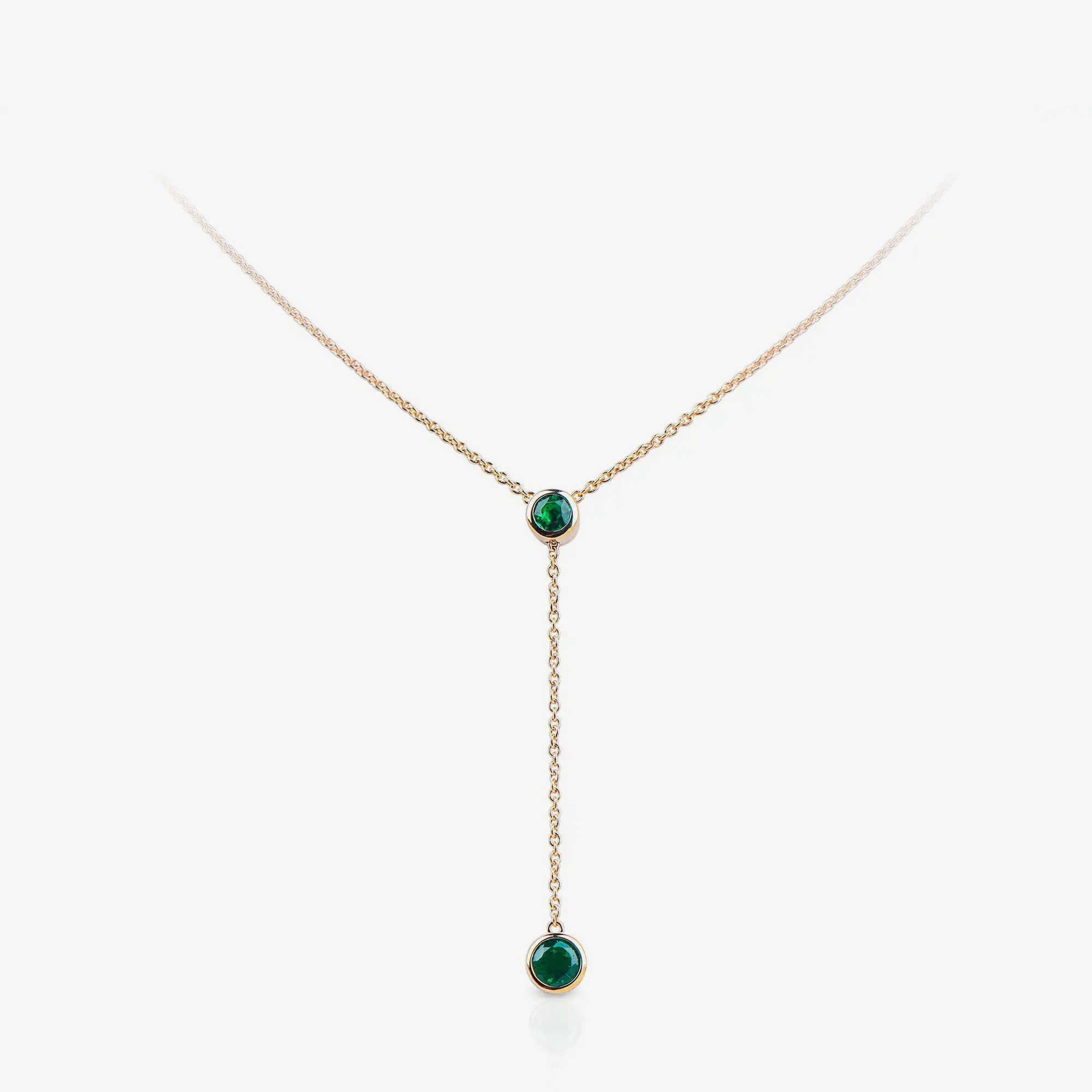 Vivian's Vine Emerald Necklace