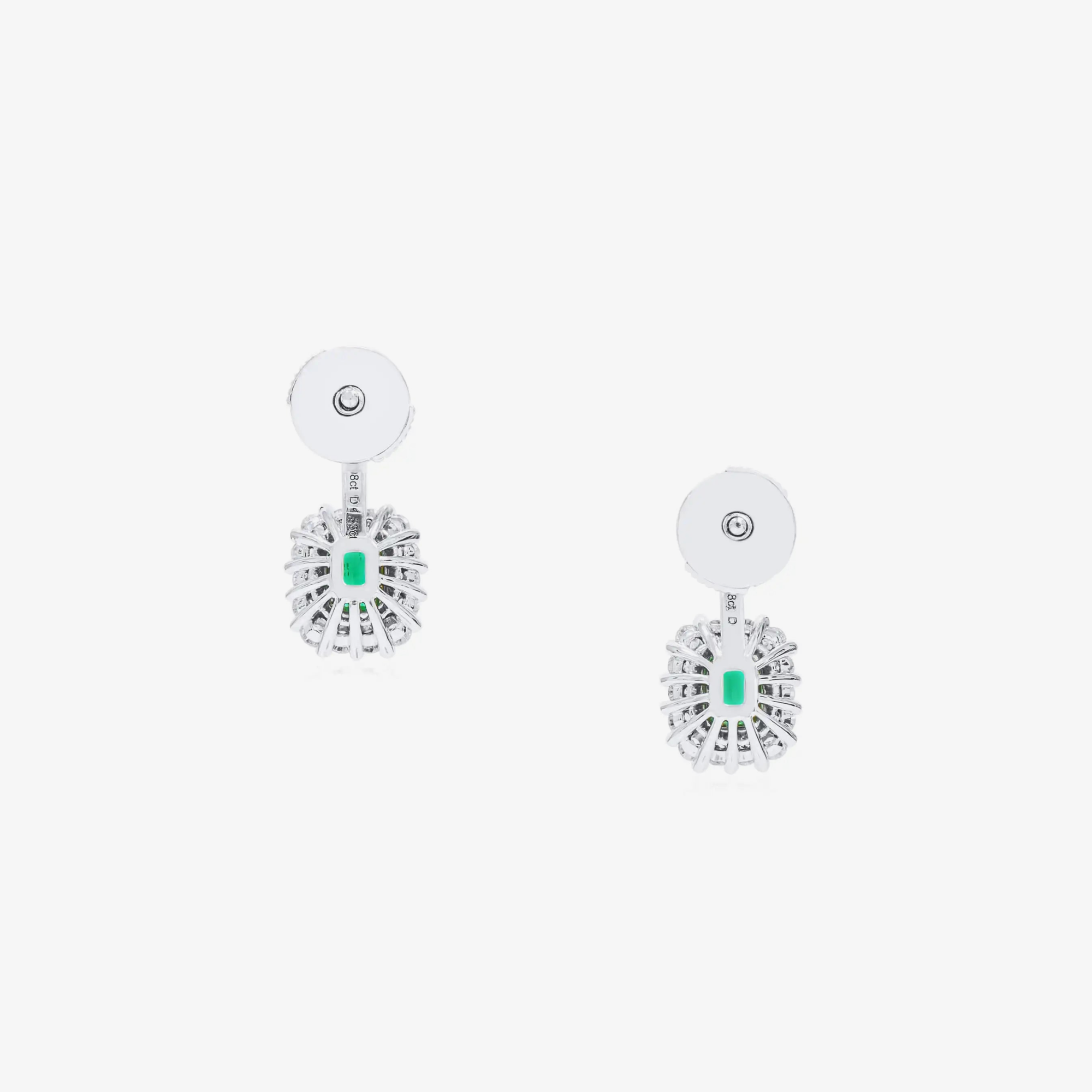 Vivid Emeralds Earrings