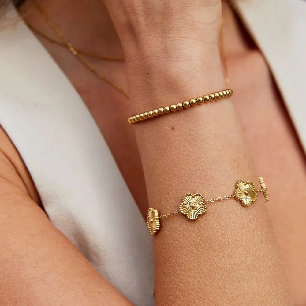 Fiorella Bloom Charm Bracelet | Gold